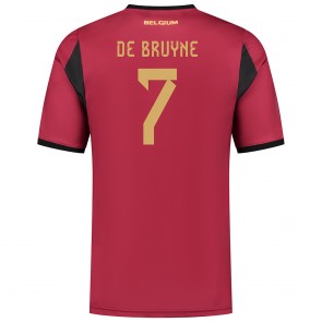 Belgie Voetbalshirt De Bruyne Thuis - 2024-2026 - Kind en Volwassenen